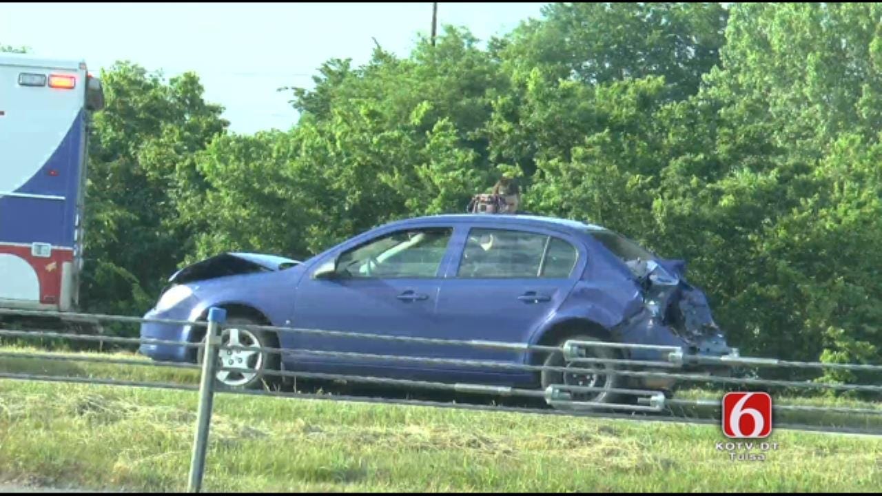 Two Injured In ChainReaction Crash On Highway 412 Near Sand Springs