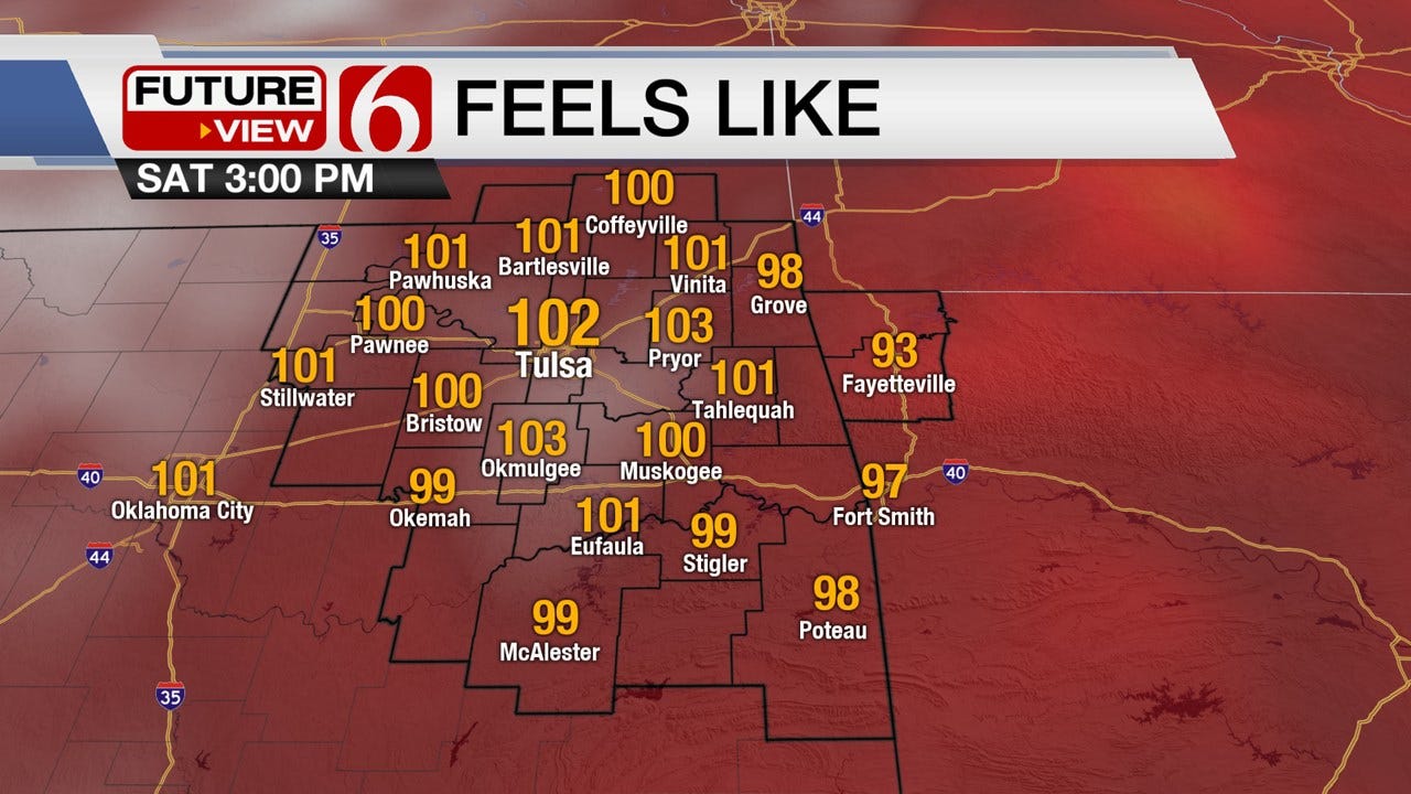 Toasty Tulsa Tough Weekend Weather