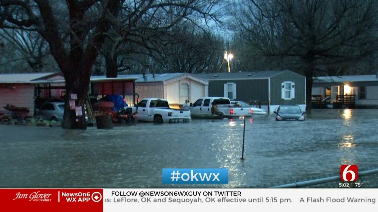 5 People Rescued After Collinsville Flash Flood