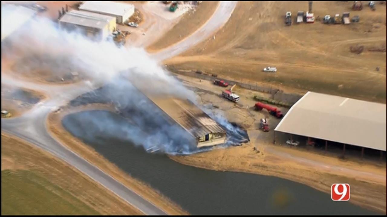 Multiple Crews Responding To Fire At Braum's Dairy Farm