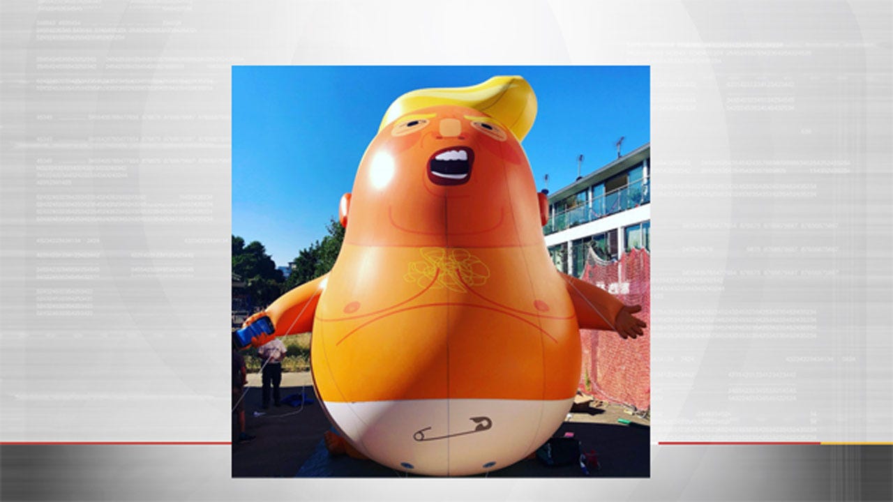 Trump Baby Balloon Gets Green Light To Fly Over London During President Trump S Visit