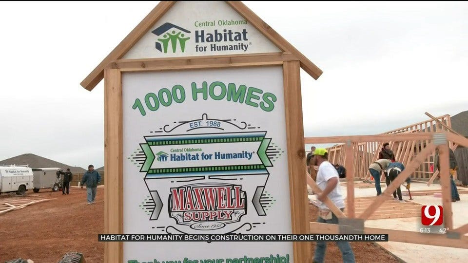 Habitat For Humanity Begins Construction On Its 1,000th Home In Central