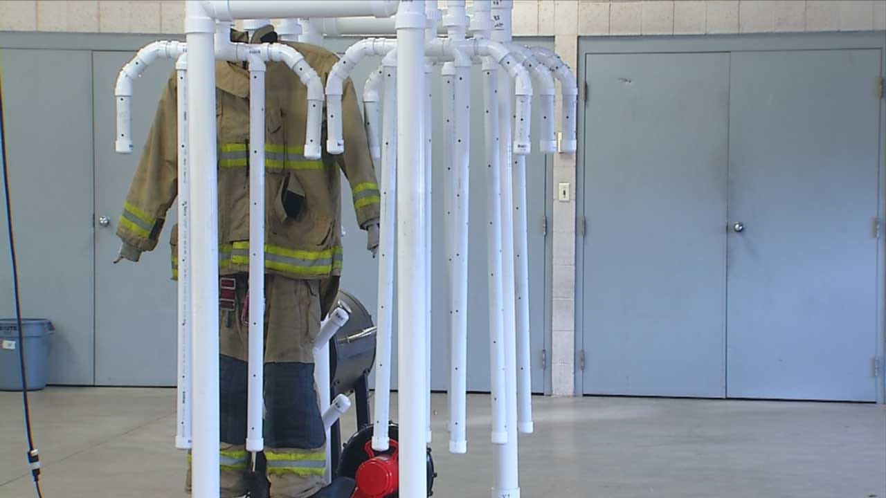 OKCFD Saving Money With Handmade 'Bunker Dryers'